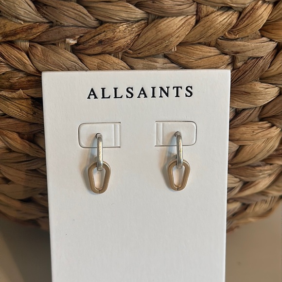 All Saints NWT Mixed Metals Earrings - Picture 6 of 9